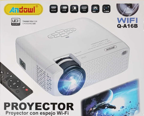 Andowl Q-A16B WiFi Mirroring Projector