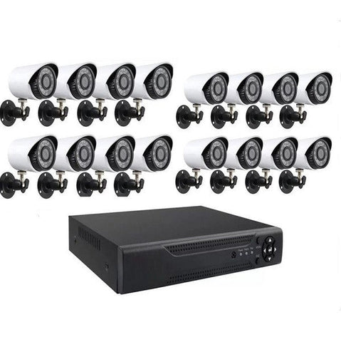 Aerbes AB-JK13 AHD DVR 16 Channel Wired Surveillance Kit 4K Camera