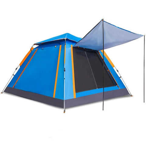 SE 1831310 Square Blue Camping Tent 2.15m x 2.15m x 1.42m