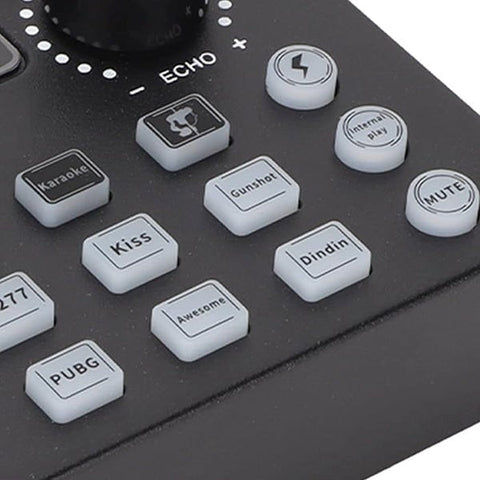 Andowl Q-SK8 Professional Podcast Condenser Microphone With Sound Card Set