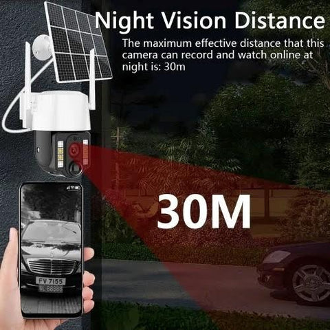 Andowl Q-V9 Solar Battery Floodlight and PTZ camera (Wifi & 4G)