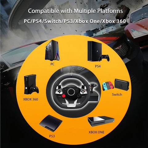 Andowl G8 Racing Game Steering Wheel