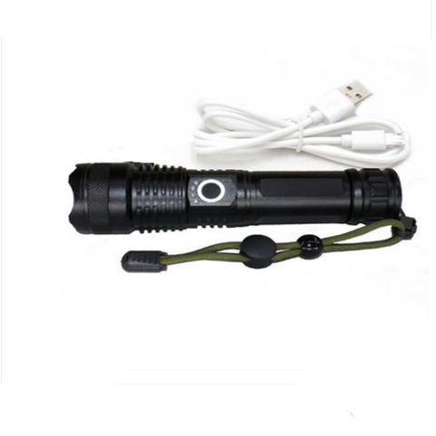 Andowl Q-5108 USB Rechargeable Aluminum Alloy LED Flashlight