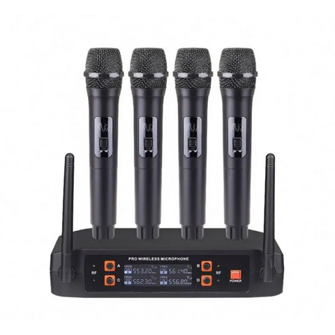 Andowl Q-MIC825 Wireless 4 Handheld Microphone