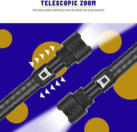 Andowl Q-SD011 LED Bright Rechargeable Flashlight