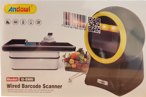 Andowl Q-SM6 Desktop QR Code Scanner