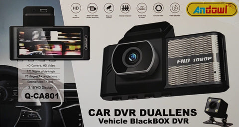 Andowl Q-CA801 HD Vehicle Dual Lens BlackBox DVR