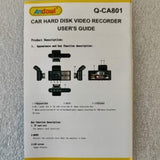 Andowl Q-CA801 HD Vehicle Dual Lens BlackBox DVR