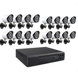 Aerbes AB-JK13 AHD DVR 16 Channel Wired Surveillance Kit 4K Camera