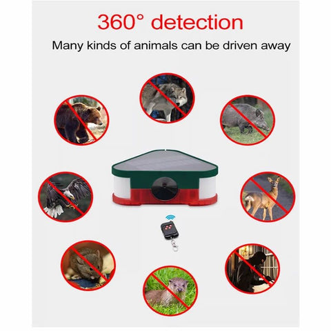 Andowl Q-BJ911 Solar Infrared Sensor Alarm  Remote Controlled