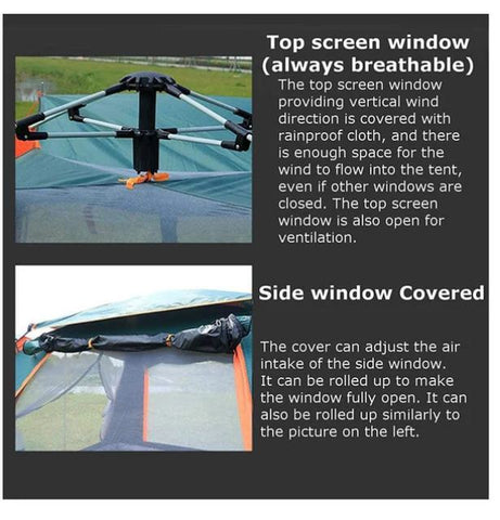 SE 1831241 Four Corner Tent Blue 2.15m x 2.15m x 1.42m