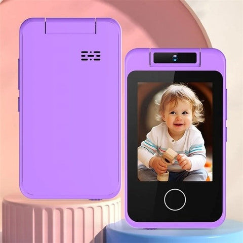 Camera (Phone Look-a-like) AC100 Solid Color 2.8-inch Touch Screen Kids Camera-Game-Music-Alarm-Clock-HD Video Recorder