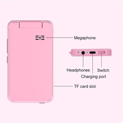 Camera (Phone Look-a-like) AC100 Solid Color 2.8-inch Touch Screen Kids Camera-Game-Music-Alarm-Clock-HD Video Recorder