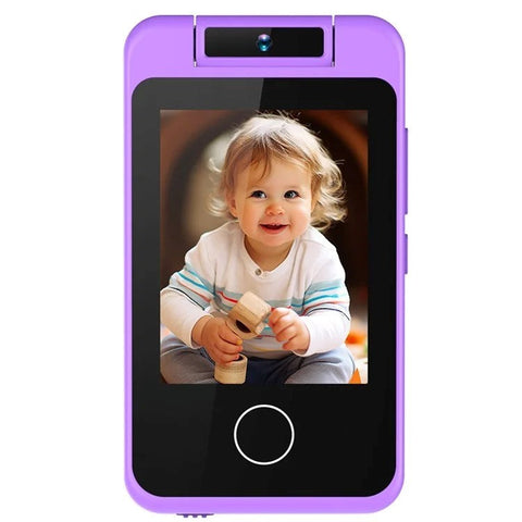 Camera (Phone Look-a-like) AC100 Solid Color 2.8-inch Touch Screen Kids Camera-Game-Music-Alarm-Clock-HD Video Recorder