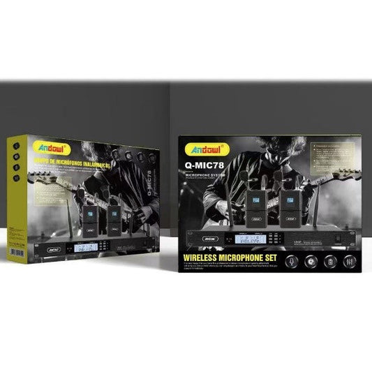 Andowl Q-MIC78 Dual (2) Wireless Microphone Set