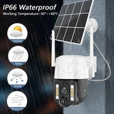 Andowl Q-V9 Solar Battery Floodlight and PTZ camera (Wifi & 4G)