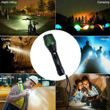 Andowl Q-5105 Rechargeable Flashlight - Glare / Adjustble Focus