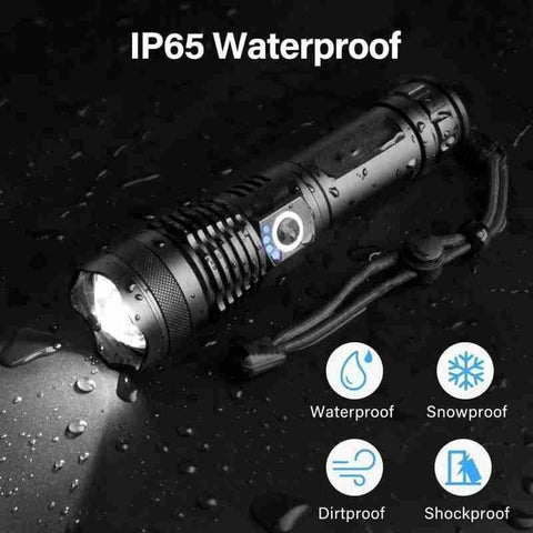 Andowl Q-5109 Super Far Bright Flashlight - zoom function