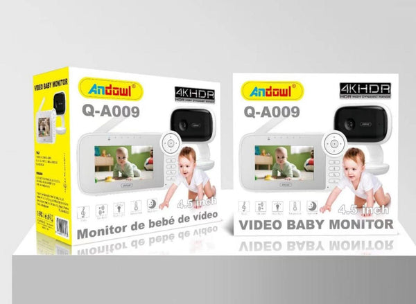 Andowl Q-009 4.5 Inch Video Baby Monitor (Wireless)