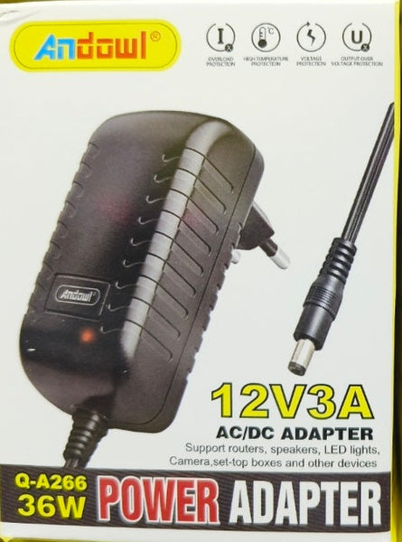 Andowl Q-A266 12V3A CCTV Power Supply