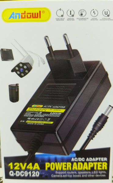 Andowl Q-DC9120 Universal Power Supply 12v4a  Ac Dc Power Adapter