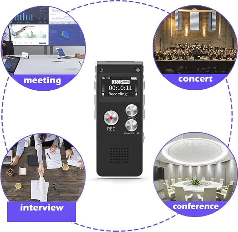 Andowl Q-LY77 Digital Voice Recorder 16G HIFI