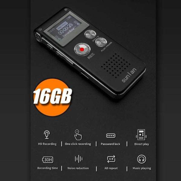 Andowl Q-LY77 Digital Voice Recorder 16G HIFI