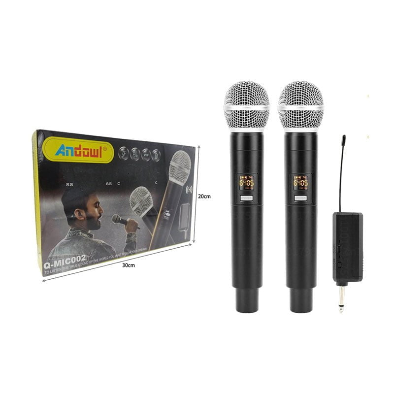 Andowl Q-MIC002 Wireless Microphone Handheld Voice Set
