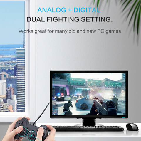 Andowl Q-PA200 (Set of 2) Wired Gamepad Controller Joystick