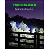 Andowl Q-SD011 LED Bright Rechargeable Flashlight