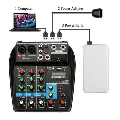Andowl Q-SK740 Audio Mixer