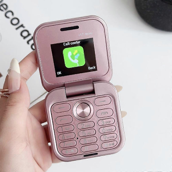 Mini Dual Sim Basic Phone i17 Dual SIM Mini (Elderly) Mobile Phone Flip Foldable Phone – Andowl ...