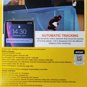 Andowl Q-S6 MAX 8K AI Wifi Constant Speed Dome  IP PTZ Camera